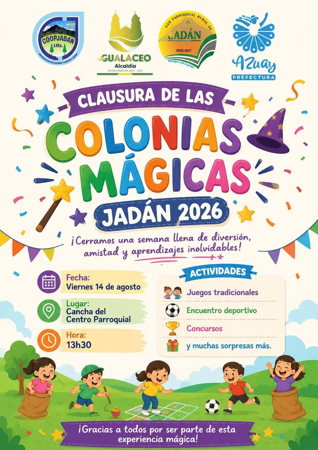 Colonias Mágicas Jadán 2026
